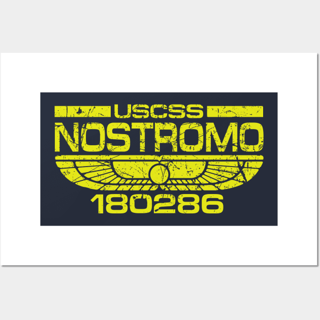 Nostromo Crew Wall Art by PopCultureShirts